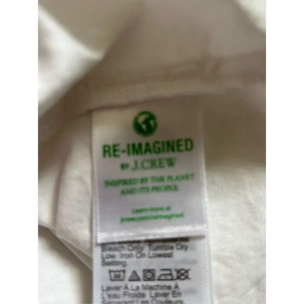 J. Crew Reimagined Blouse White Sz XS